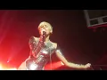 Miley Cyrus performing "Wrecking Ball" at Heaven nightclub