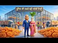 Aloo and Mooli Started the World s Biggest Jalebi Factory Vegetable Cartoon Story