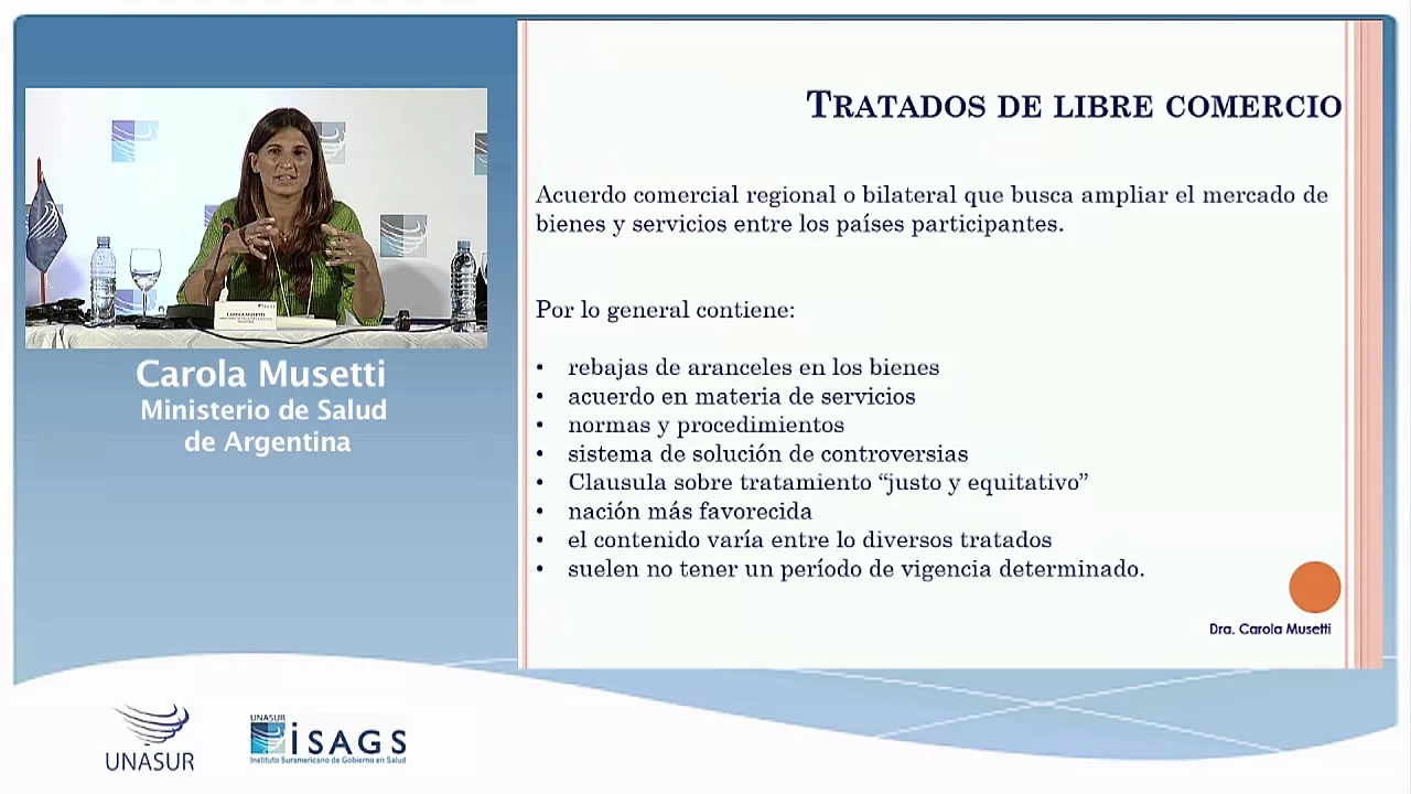 “Las clausulas TRIPS Plus en PI en el ámbito de los tratados de libre comercio” - Carola Musetti