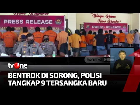Polisi Kembali Umumkan Sembilan Tersangka Baru Bentrok di Sorong