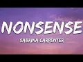 Download Lagu Sabrina Carpenter - Nonsense (Lyrics)