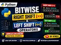Python Left Shift Right Shift Operator Easy Explanation in Hindi