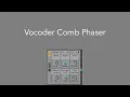 Making an Effects Rack Vocoder Comb Phaser