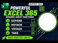 04 Master 4 Powerful Excel 365 Dynamic Array Functions EXPAND HSTACK VSTACK TAKE