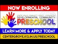 2022-23 CGCSC Developmental Preschool Information