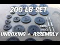 Yes4All Adjustable Dumbbells 200 lb UNBOXING ASSEMBLY