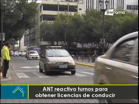 ANT reactivó turnos para obtener licencias de conducir