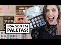 TOUR pelas minhas PALETAS de make Lu Ferreira Chata de Galocha