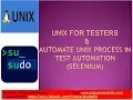Unix for testers course - Introduction
