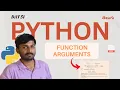 Day 51 Python Function Arguments Explained Positional Keyword Default Immutable Values