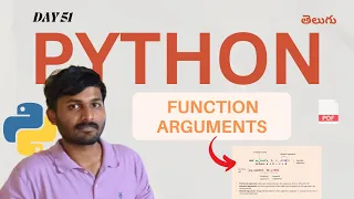Day 51 Python Function Arguments Explained Positional Keyword Default Immutable Values