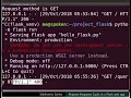 Request Response Cycle in a Flask Web App - English