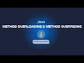 Java Method Overloading Method Overriding