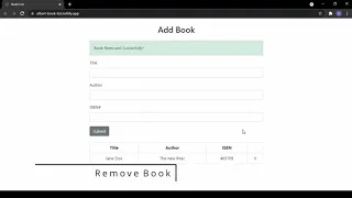 Booklist Web App