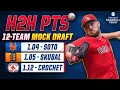2026 H2H Points Mock Draft 12-Team Strategy Picks Advice Fantasy Baseball Advice