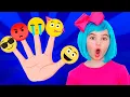 Finger Family Emoji Song Kids Songs - Nick and Poli