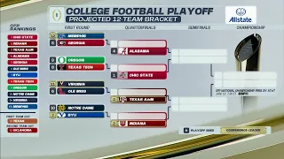 FIRST 2025 College Football Playoff Rankings REVEALED ESPN College Football