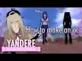 HOW TO MAKE AN OC IN YANDERE SIMULATOR - Yandere Simulator tutorial