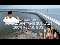 UPDATE PROYEK Tanggul NCICD Ancol Barat, Jakut II ALHAMDULILLAH, Tinggal Pekerjaan Landscape, Bos!