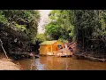 Download Lagu Kamperen op een huisvlot op de Crocodile Nest River - vissen en heerlijk slapen