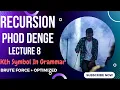 Lecture 8 Kth Symbol in Grammar LeetCode 779 Recursion Phod Denge