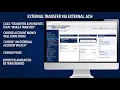 How to Make External Transfers Online Banking Tutorial