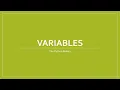 Lesson 1B1 Variables Bart