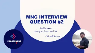 JS Interview setTimeout with var and let keywords