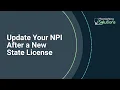 Update Your NPI After Getting a New State Medical License