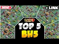 Top 5 new best builder hall 5 bases 2024 bh5 base with copy link