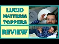 Lucid Mattress Topper Comparison - Bamboo Charcoal vs Traditional Foam