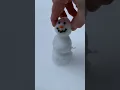 Mini Snowman - How to Build a REAL Tiny Snowman