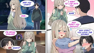 [Manga Dub] I saved the purest girl on campus from a stalker, and now she wants to live together
