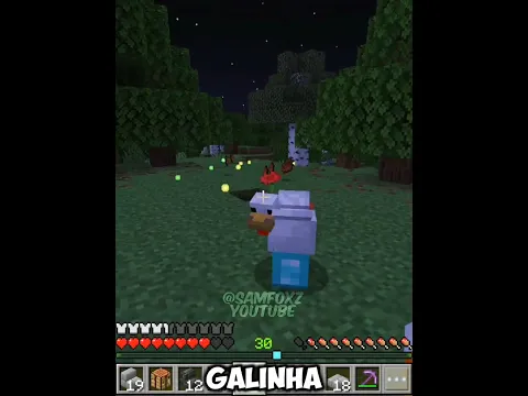 A GALINHA NOS PROTEGEU!!??? #minecraft #comedia #shorts