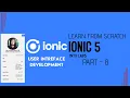 Ionic 5 UI design of User profile Details