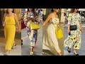 Download Lagu NEW MILAN SUMMER DRESSES FASHION 2025 🇮🇹 LUXURY ITALY STREET TRENDS LOOKS | HOTTEST SHOPPING STYLE