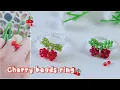 DIY Cherry beads ring tutorial membuat cincin manik bentuk buah cherry