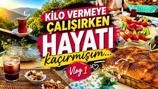 Kilo Vermeye Çalışırken Hayatı Kaçırmışım Vlog 1