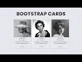 Bootstrap Cards Design Team Page