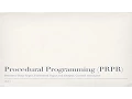 Procedural Programming Unit03 Primitive Data Types Formatted Input and Output Control Structures