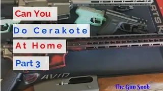 How to do Cerakote at home part 3 Mixing Cerakote and application