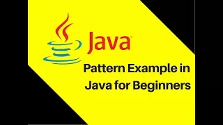 5 12 Pattern Example in Java Part 2 for Begineers Tutorial Lecture