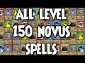 Wizard101 TEST REALM ALL LV 150 NEW NOVUS SPELLS