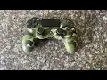 In Hand Review of DualShock 4 Wireless Controller for PlayStation 4 - Green Camouflage