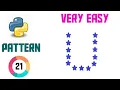 how to print pattern U in python in hindi python me pattern U kaise banaye in hindi