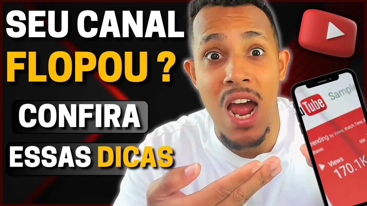 ????ATENÇÃO! SEU Canal Está FLOPADO | COMO DESFLOPAR Seu Canal NA MARRA - Dicas do Daniel