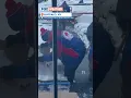 Bills Fan Uses Cardboard To Clear Out Snow At Highmark Stadium