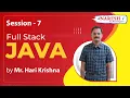 Day-7 Core Java Full Stack Java Mr Hari Krishna Naresh IT