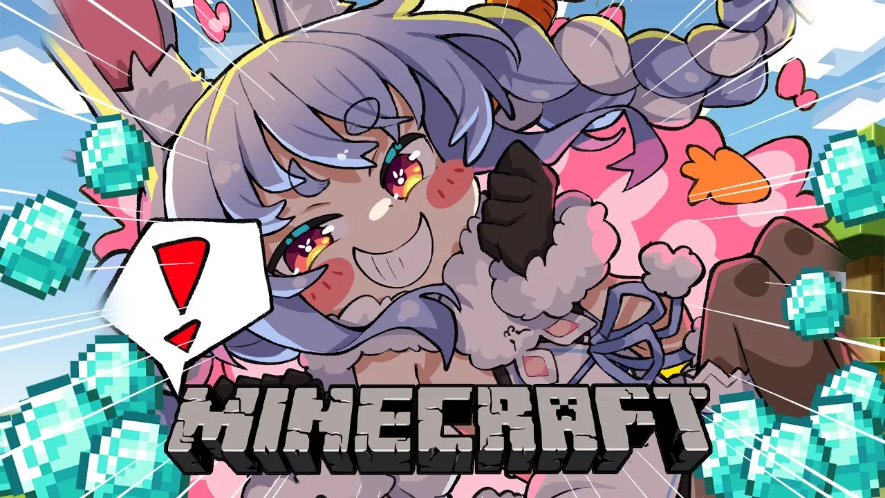 【Minecraft】ダイヤ1500個失ったけど今日は慈善事業をします（ガチ）ぺこ！【ホロライブ/兎田ぺこら】