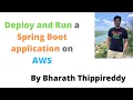 AWS Spring Boot Deployment - 1 AWS EC2 and S3 Quick Start